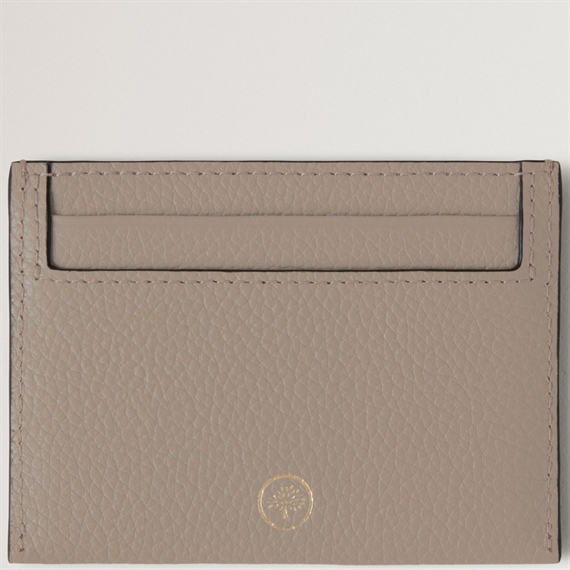 Mulberry Credit Card Slip Cashmere Taupe Small Classic Grain